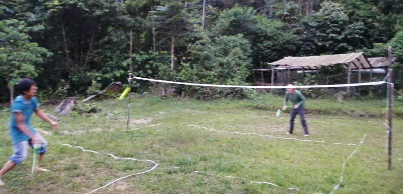 Badminton field